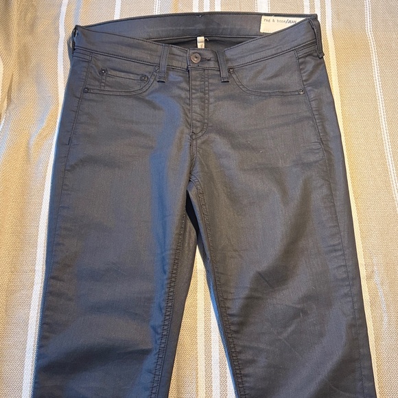 EUC Rag and Bone Jeans The Legging Size 30 Dark Grey - Picture 8 of 12